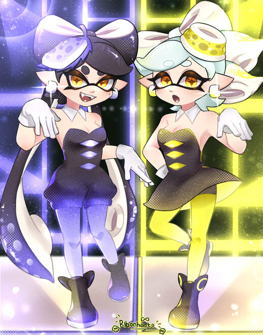 Squidsisters fullbody 2